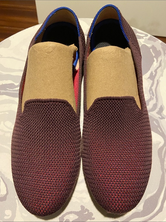 Rothy's Shoes - Rothy’s The Loafer Burgundy Knit Slip-On Flats Women’s Size 8.5